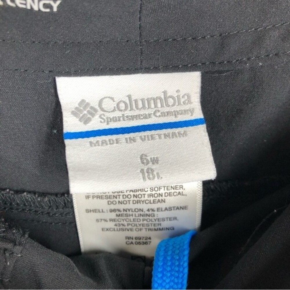 Columbia Just Right Woven Knee Pant Cropped Black 6 - Picture 7 of 11